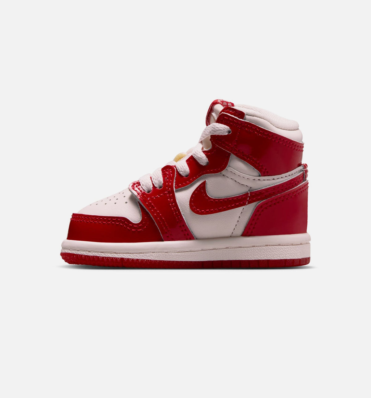 Air Jordan 1 Retro High OG Infant/Toddler Lifestyle Shoes - University Red/Metallic Silver