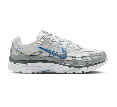 Nike P-6000 'White/Metallic Silver/Blue' Sneakers