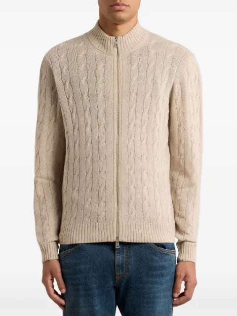 ETRO plain-coloured cashmere cardigan