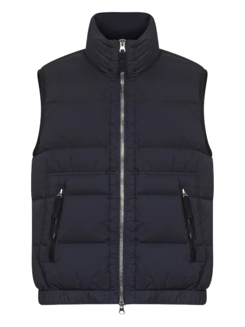 Stone Island padded double-slider zip vest