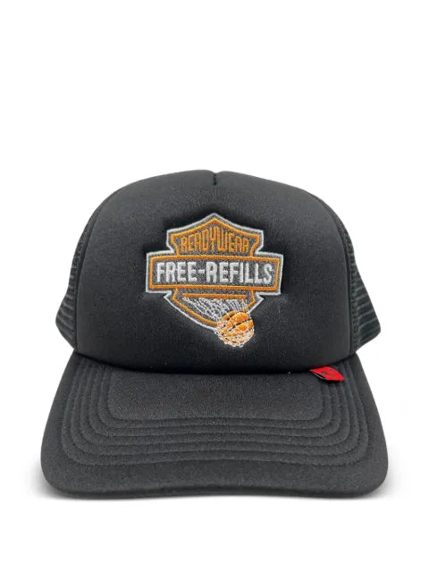 Free Refills Harley logo-embroidered baseball cap