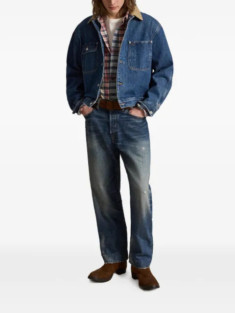 Polo Ralph Lauren corduroy-collar denim jacket