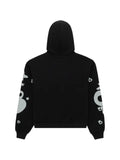 SP5DER reflective-detail hoodie