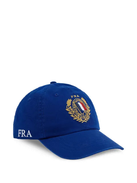 Polo Ralph Lauren France crest-embroidered baseball cap