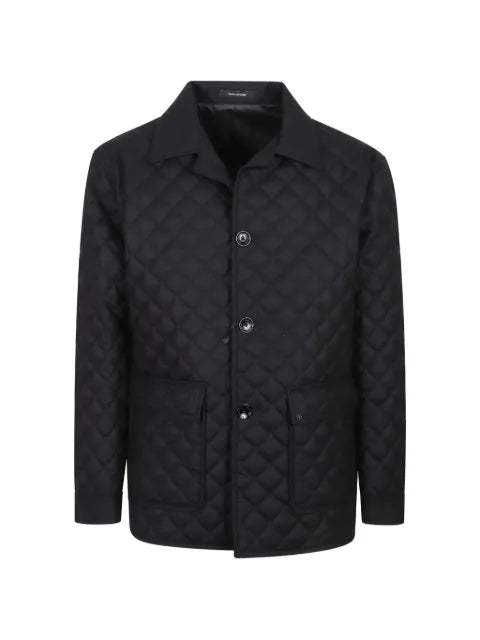 Tagliatore quilted button-up jacket