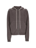 Rick Owens zip-up knit hoodie