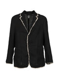 Post Archive Faction Drifter raw-edge linen jacket