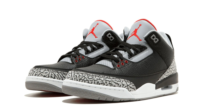 Air Jordan 3 Retro OG 'Black Cement' – The Undisputed Greatest AJ3 in Black Tumbled Leather & Cement Elephant Print