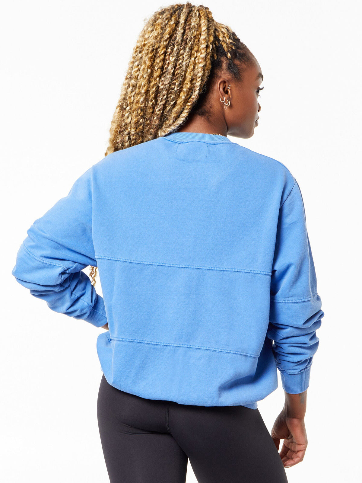 DEREK SWEATSHIRT CREST BLUE