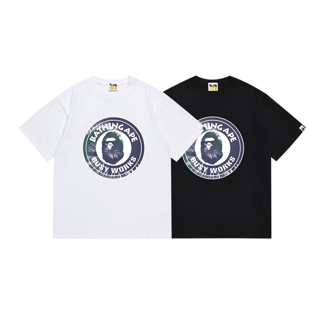 BAPE Busy Works Iridescent Circle Graphic T-Shirt