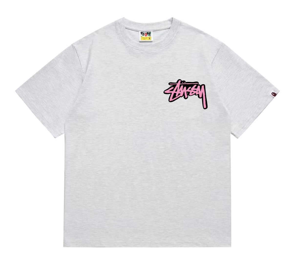 BAPE Dark-Face Graffiti Graphic T-Shirt