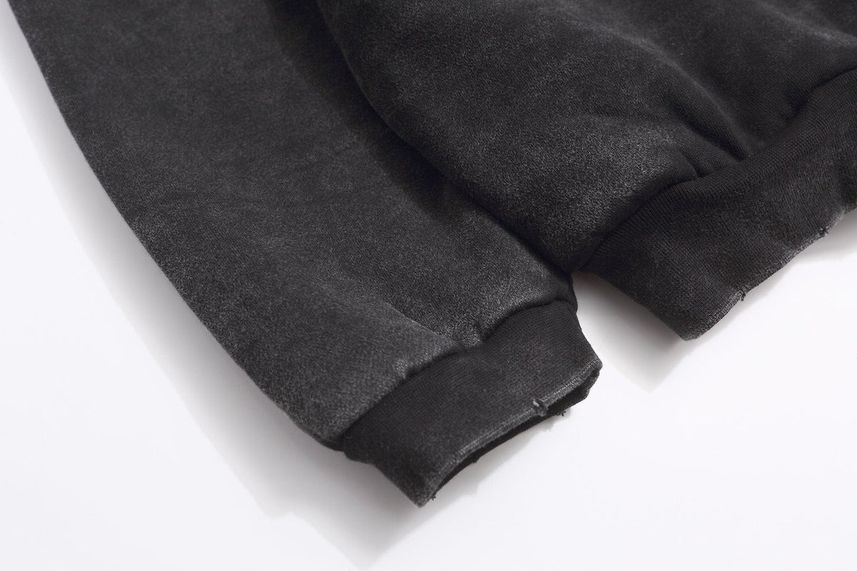 Fear of God Washed Black Side-Pocket Hoodie