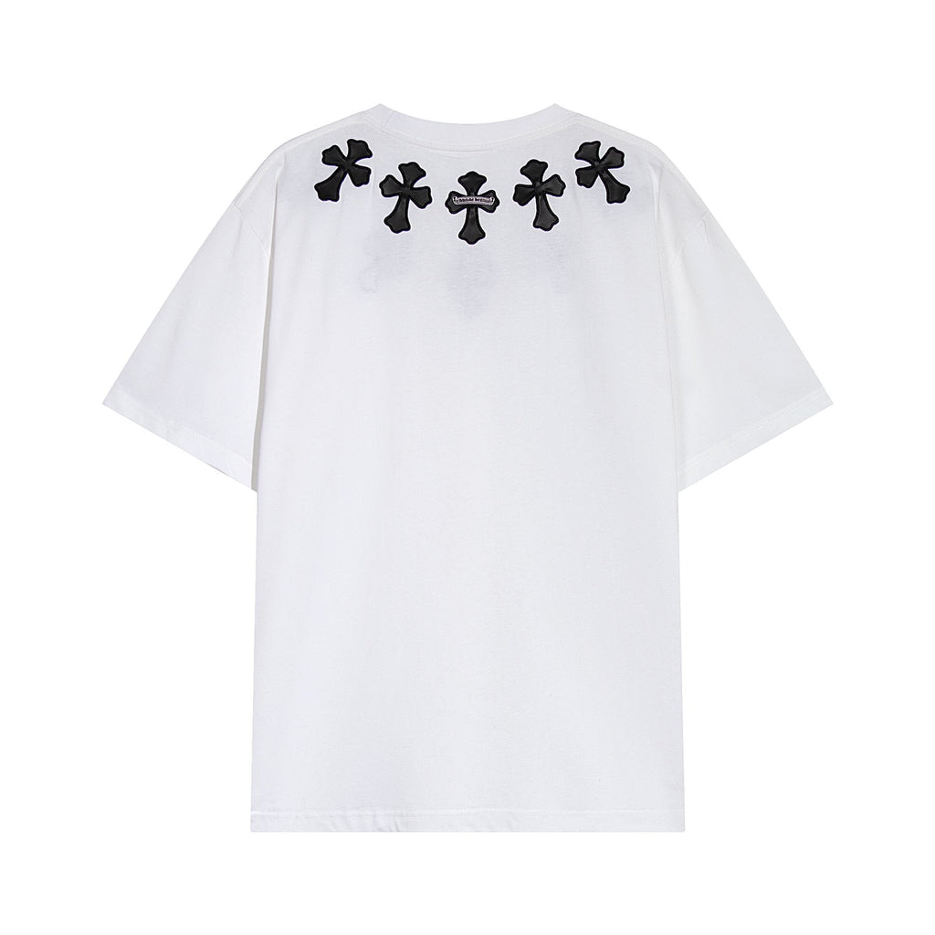 Chrome Hearts Cross Applique Short-Sleeve T-Shirt