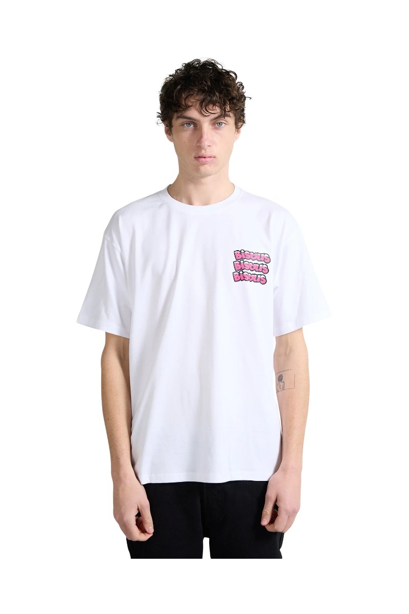 BISOUS SKATEBOARDS TONY T-SHIRT White