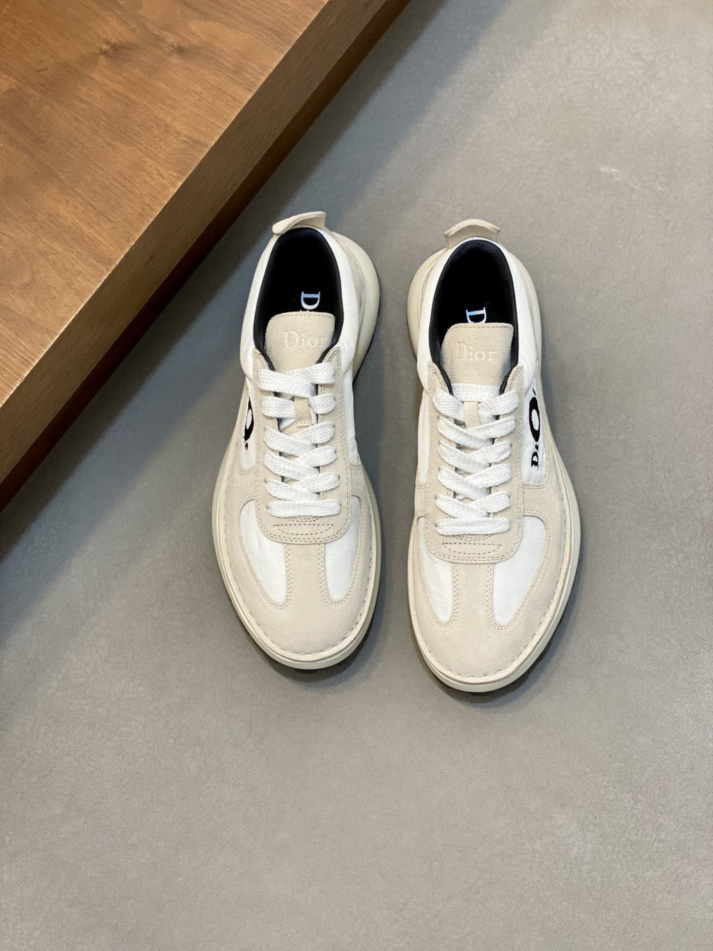 Dior Paneled Low-Top Sneakers