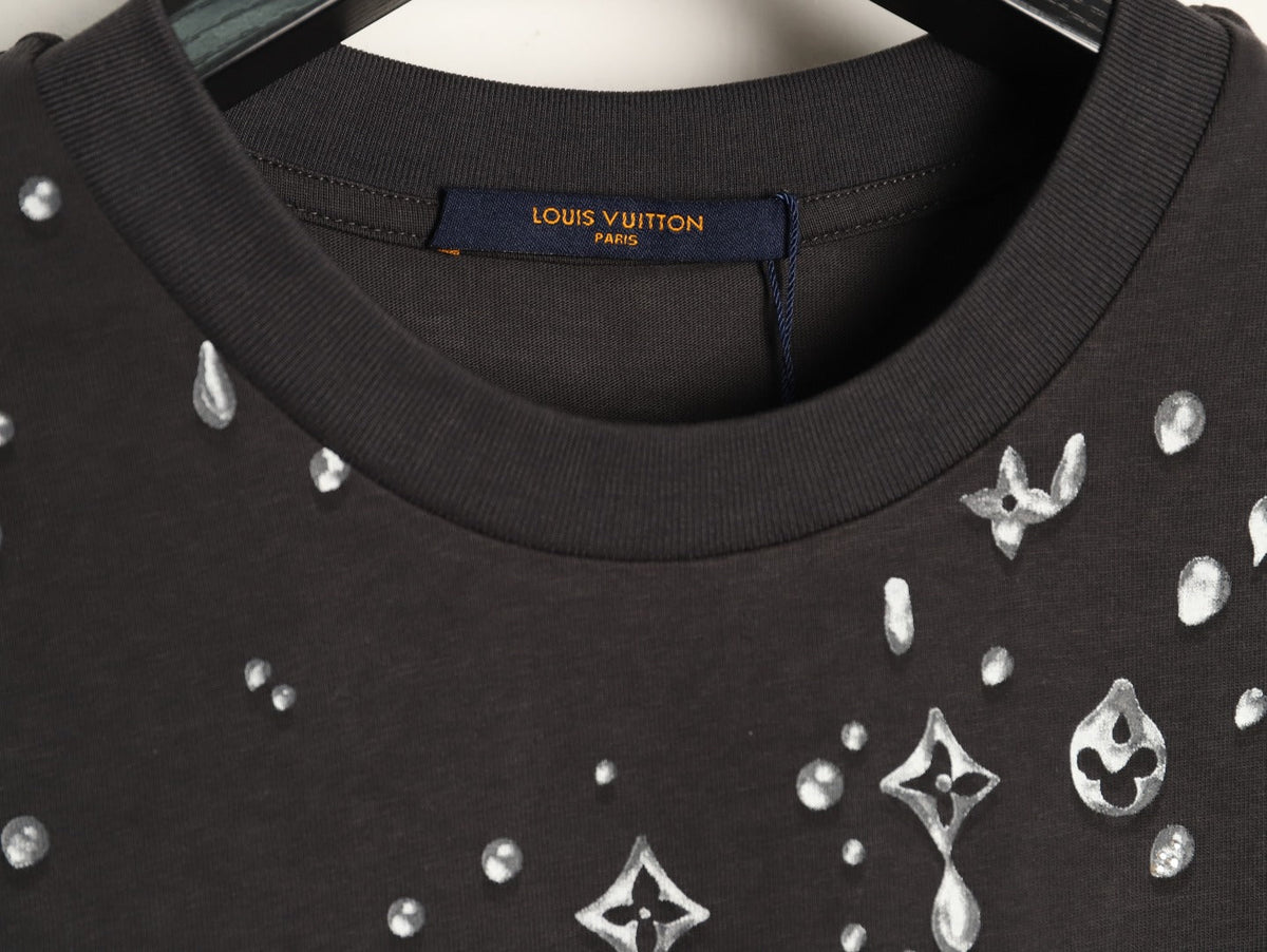 Louis Vuitton Scattered Monogram-Style Graphic T-Shirt - Dark Charcoal